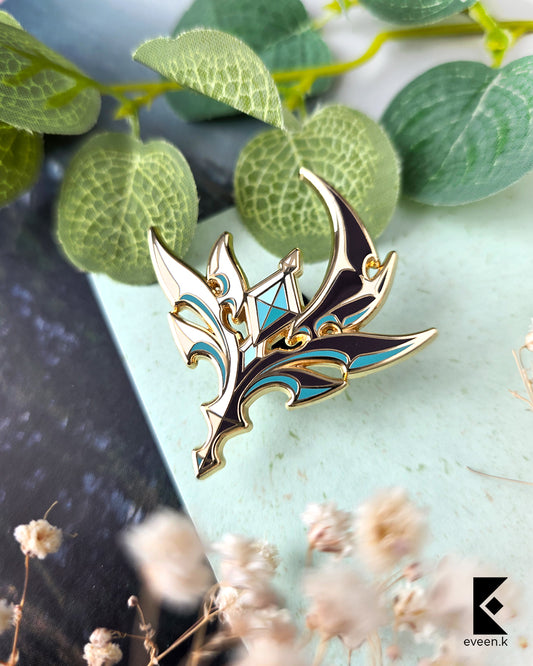 Varka Genshin Emblem Pin