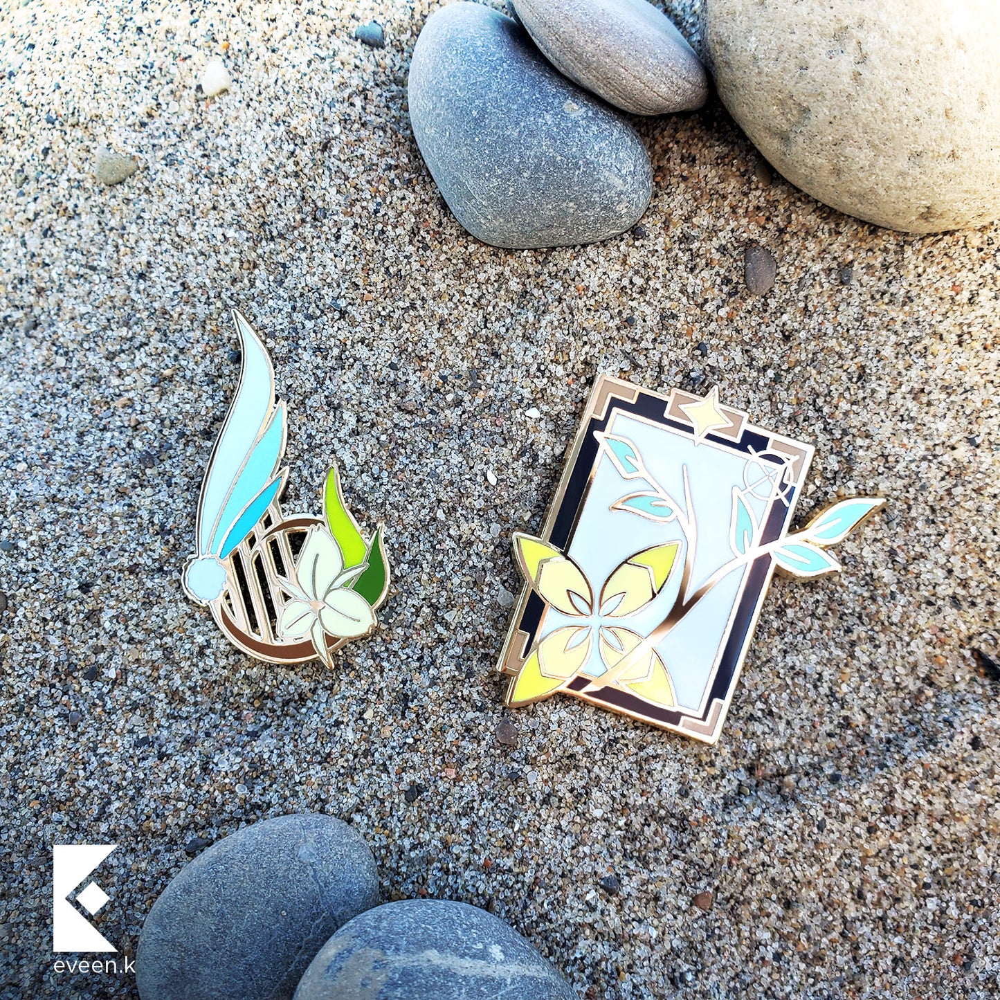 Albedo Genshin Emblem Pin