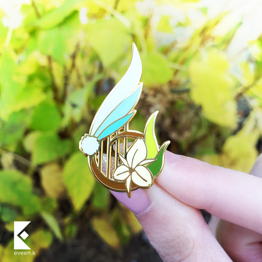 Venti Genshin Emblem Pin