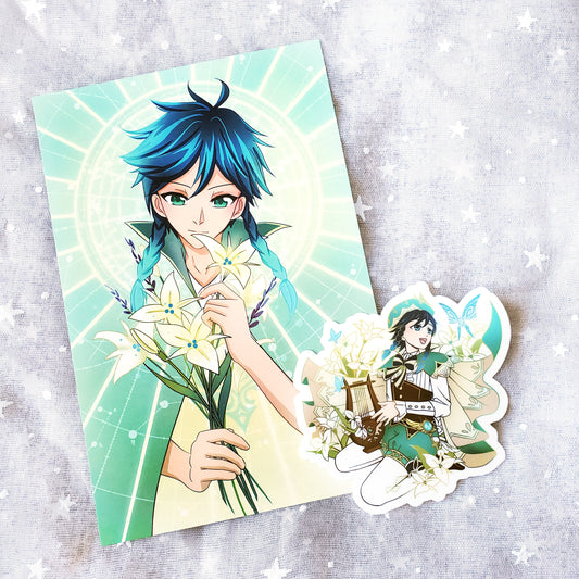 Venti Vinyl Sticker and Print