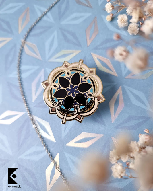 Wanderer / Scaramouche Genshin Emblem Pin