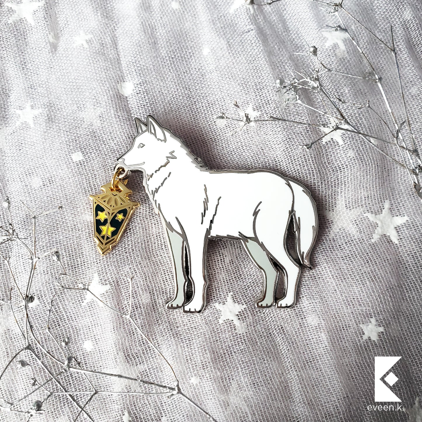Wolf Star Carrier Enamel Pin