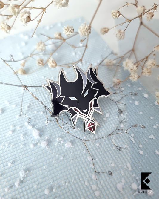 Wriothesley Genshin Emblem Pin
