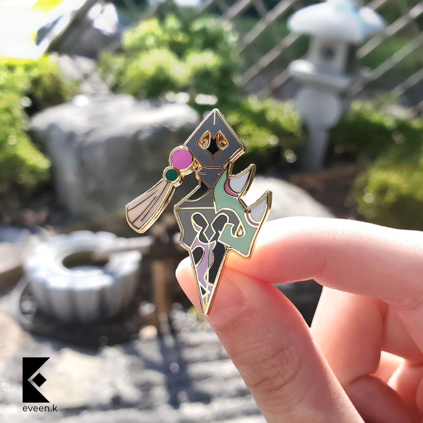 Xiao Genshin Emblem Pin