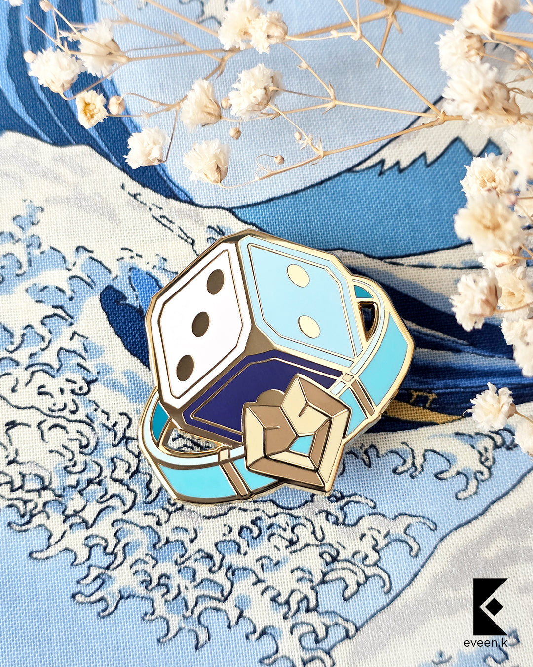Yelan Genshin Emblem Pin