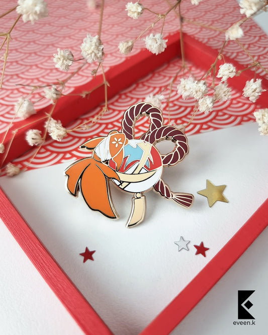Yoimiya Genshin Emblem Pin